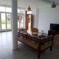 Downstairs living room with TV