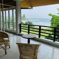 Balcony outside the upstairs guest room